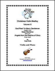 Christmas Violin Medley Volume III P.O.D. cover Thumbnail